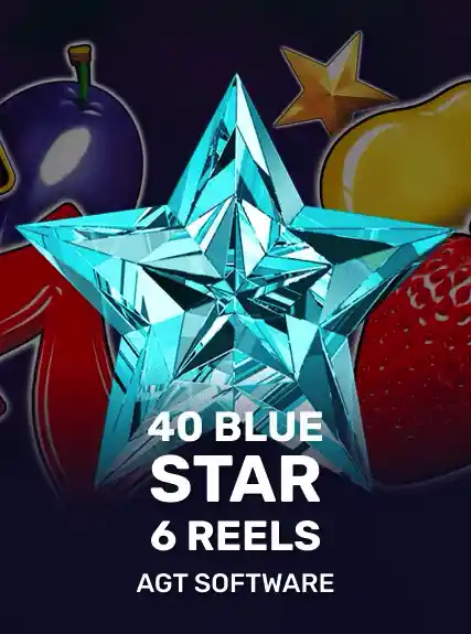 40 Blue Star 6 reels game tile