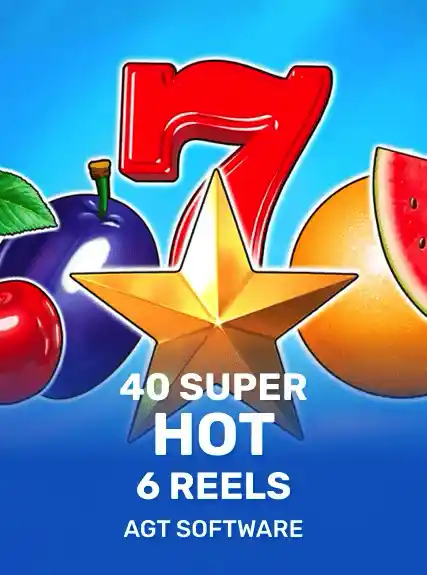40 Super Hot 6 reels game tile